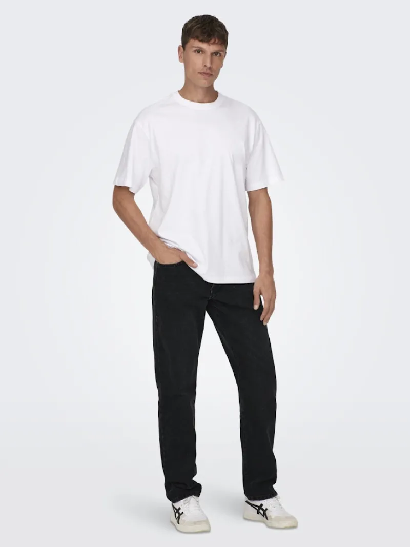 Only & Sons Jeans|Big Boys*ONSEDGE STRAIGHT BLACK 6985 TAI DNM NOOS Black Denim