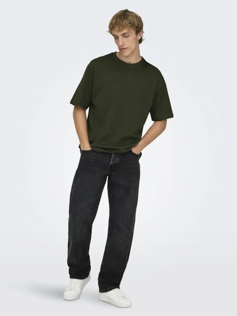 Only & Sons Jeans|Big Boys*ONSEDGE STRAIGHT BLACK 6985 TAI DNM NOOS Black Denim