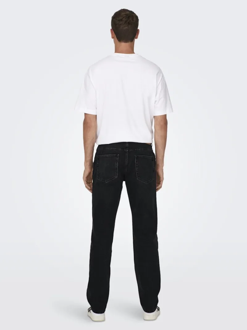 Only & Sons Jeans|Big Boys*ONSEDGE STRAIGHT BLACK 6985 TAI DNM NOOS Black Denim