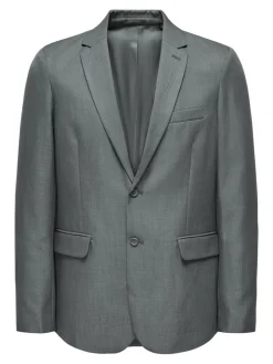 Only & Sons Sakkos|Jacken*ONSEVE SLIM 2BTN 0052 BLAZER Medium Grey Melange