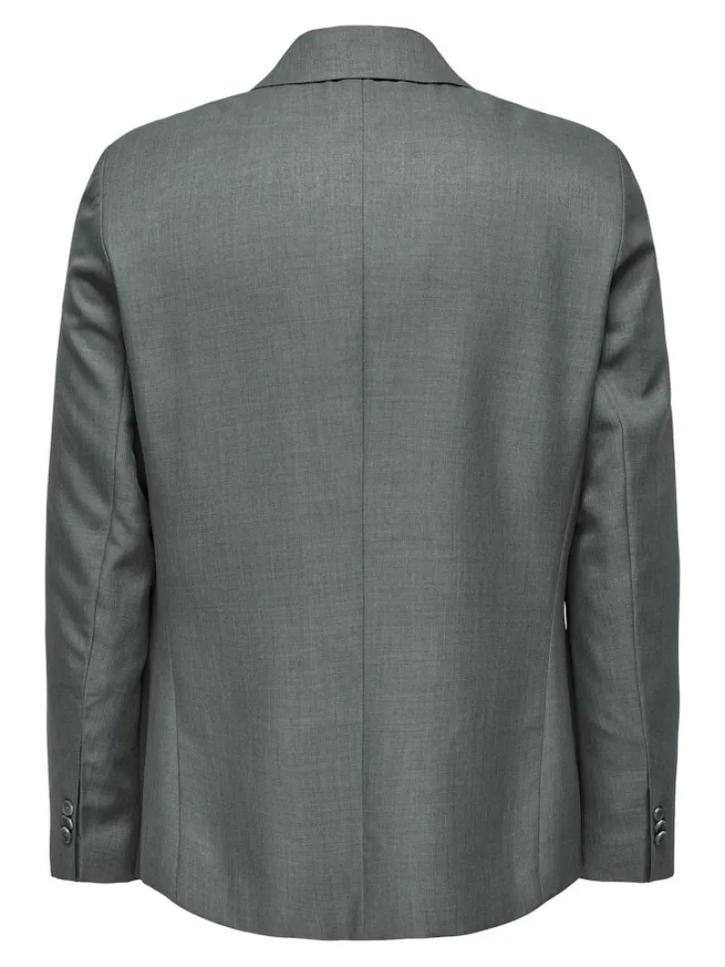 Only & Sons Sakkos|Jacken*ONSEVE SLIM 2BTN 0052 BLAZER Medium Grey Melange