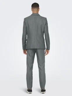 Only & Sons Sakkos|Jacken*ONSEVE SLIM 2BTN 0052 BLAZER Medium Grey Melange