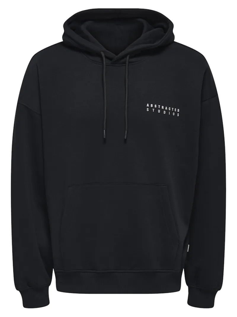 Only & Sons Pullover & Sweatshirts*ONSGALLERY VTG HOODIE Black