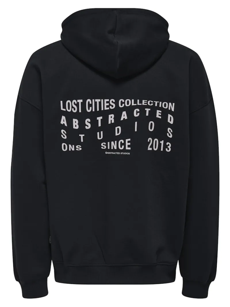 Only & Sons Pullover & Sweatshirts*ONSGALLERY VTG HOODIE Black