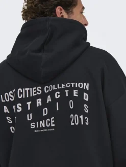 Only & Sons Pullover & Sweatshirts*ONSGALLERY VTG HOODIE Black