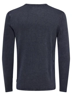 Only & Sons Pullover & Sweatshirts*ONSGARSON 12 WASH CREW KNIT Dress Blues