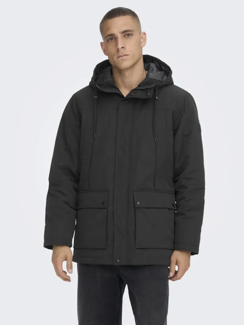 Only & Sons Jacken*ONSJAYDEN PARKA OTW VD Black