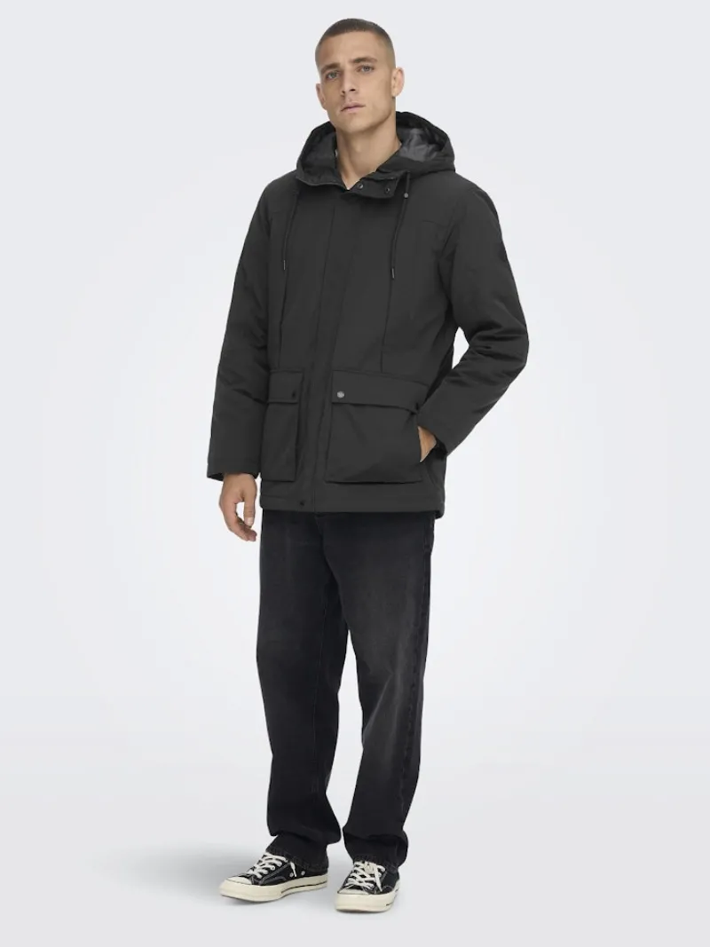 Only & Sons Jacken*ONSJAYDEN PARKA OTW VD Black
