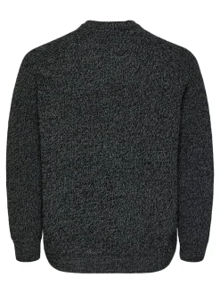 Only & Sons Pullover & Sweatshirts*ONSJOIN RLX LS RAGLAN KNIT Black