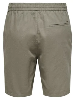 Only & Sons Shorts*ONSLINUS 0007 COT LIN SHORTS NOOS Fallen Rock