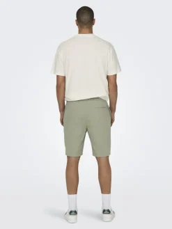 Only & Sons Shorts*ONSLINUS 0007 COT LIN SHORTS NOOS tea