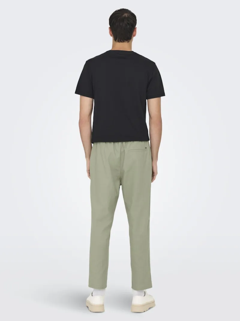 Only & Sons Hosen*ONSLINUS CROP 0007 COT LIN PNT NOOS tea