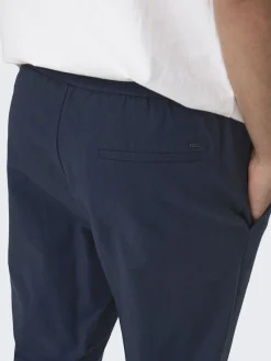 Only & Sons Hosen*ONSLINUS CROP 0007 COT LIN PNT NOOS Dark Navy