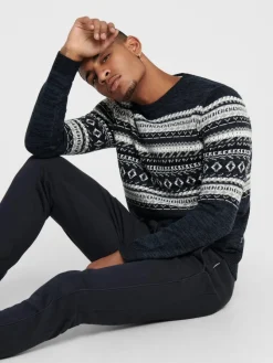 Only & Sons Pullover & Sweatshirts*ONSLUDVIG 7 CHEST JAQ KNIT Phantom