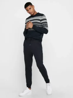 Only & Sons Pullover & Sweatshirts*ONSLUDVIG 7 CHEST JAQ KNIT Phantom