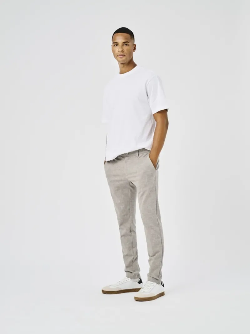 Only & Sons Hosen*ONSMARK SLIM CHECK 020919 PANT NOOS chinchilla