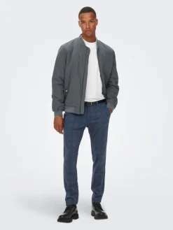Only & Sons Hosen|Big Boys*ONSMARK SLIM CHECK PANTS 9887 NOOS Dress Blues