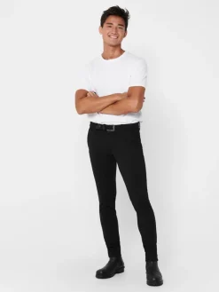 Only & Sons Hosen|Big Boys*ONSMARK SLIM GW 0209 PANT NOOS Black