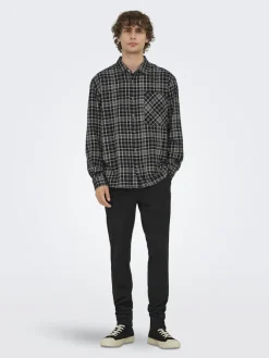 Only & Sons Hosen|Big Boys*ONSMARK SLIM GW 0209 PANT NOOS Black