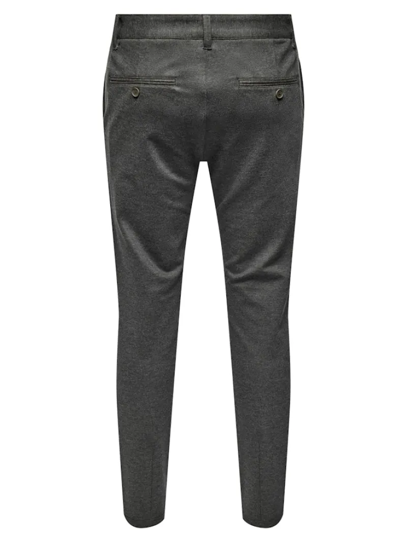 Only & Sons Hosen|Big Boys*ONSMARK SLIM HERRINGBONE 2911 PANT NOOS slate black