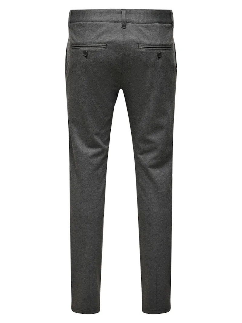 Only & Sons Hosen|Big Boys*ONSMARK SLIM HERRINGBONE 2911 PANT NOOS Black