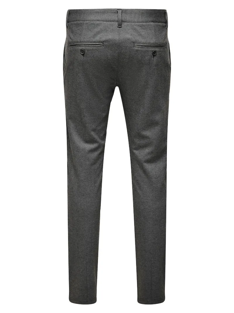 Only & Sons Hosen|Big Boys*ONSMARK SLIM HERRINGBONE 2911 PANT NOOS Black