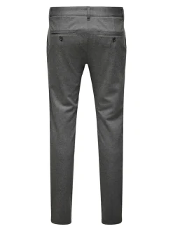 Only & Sons Hosen|Big Boys*ONSMARK SLIM HERRINGBONE 2911 PANT NOOS Black