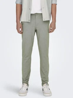 Only & Sons Hosen*ONSMARK SLIM TAP 0209 MELANGE PANT NOOS Olive Night