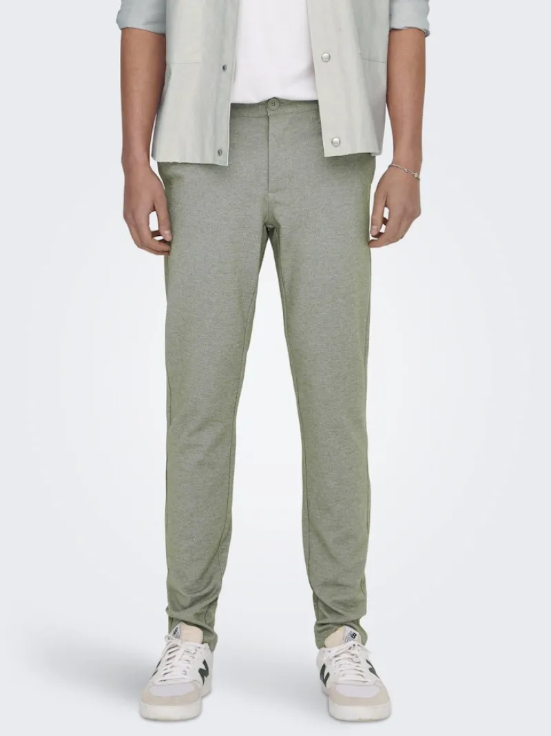 Only & Sons Hosen*ONSMARK SLIM TAP 0209 MELANGE PANT NOOS Olive Night