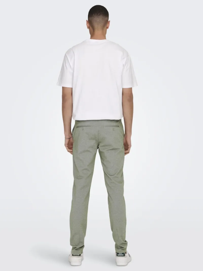 Only & Sons Hosen*ONSMARK SLIM TAP 0209 MELANGE PANT NOOS Olive Night
