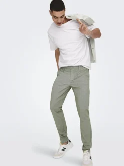 Only & Sons Hosen*ONSMARK SLIM TAP 0209 MELANGE PANT NOOS Olive Night