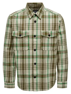 Only & Sons Hemden*ONSMILO OVR CTN CHECK LS SHIRT teak