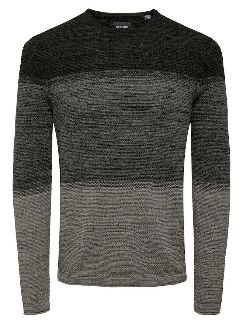 Only & Sons Pullover & Sweatshirts*ONSPANTER REG 12 STRUC CREW KNIT NOOS dunkelgrün2