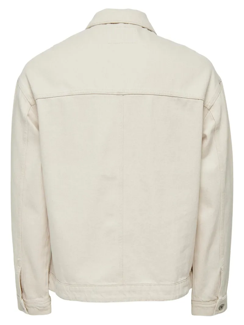Only & Sons Jacken*ONSRICK OVZ 5923 DENIM JACKET ecru