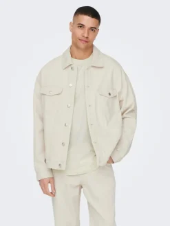 Only & Sons Jacken*ONSRICK OVZ 5923 DENIM JACKET ecru