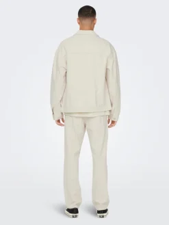 Only & Sons Jacken*ONSRICK OVZ 5923 DENIM JACKET ecru