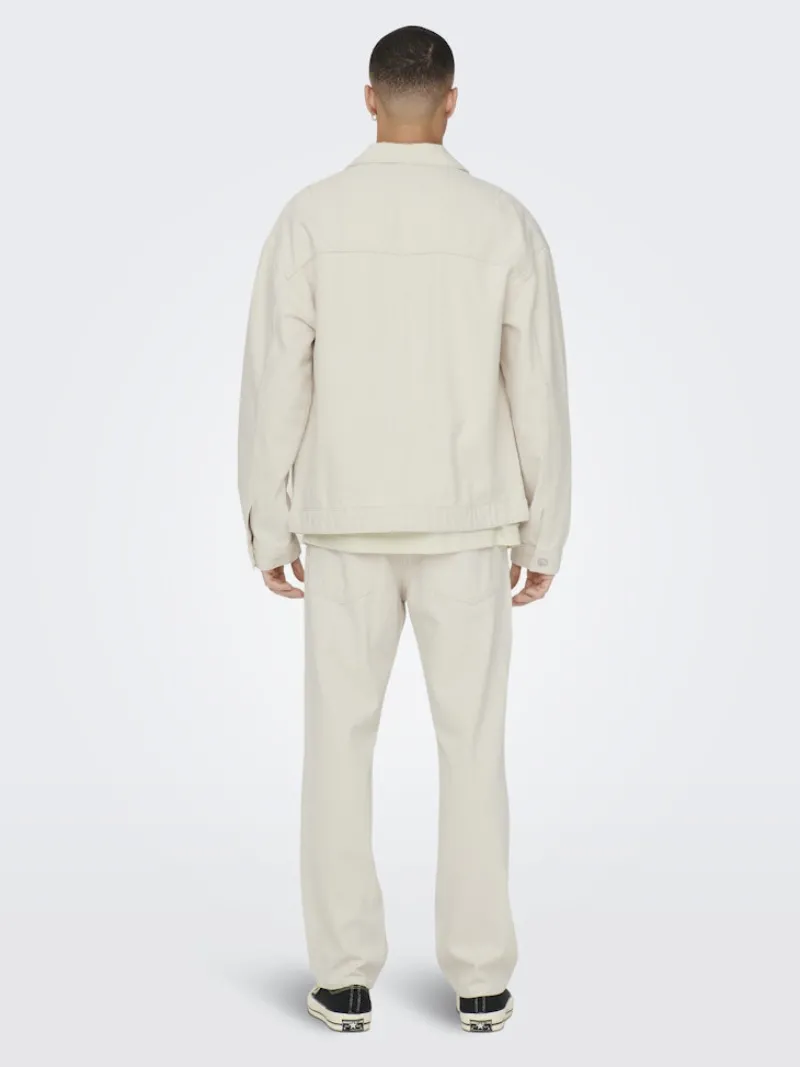 Only & Sons Jacken*ONSRICK OVZ 5923 DENIM JACKET ecru