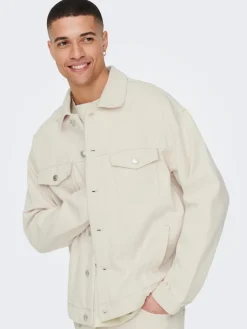 Only & Sons Jacken*ONSRICK OVZ 5923 DENIM JACKET ecru