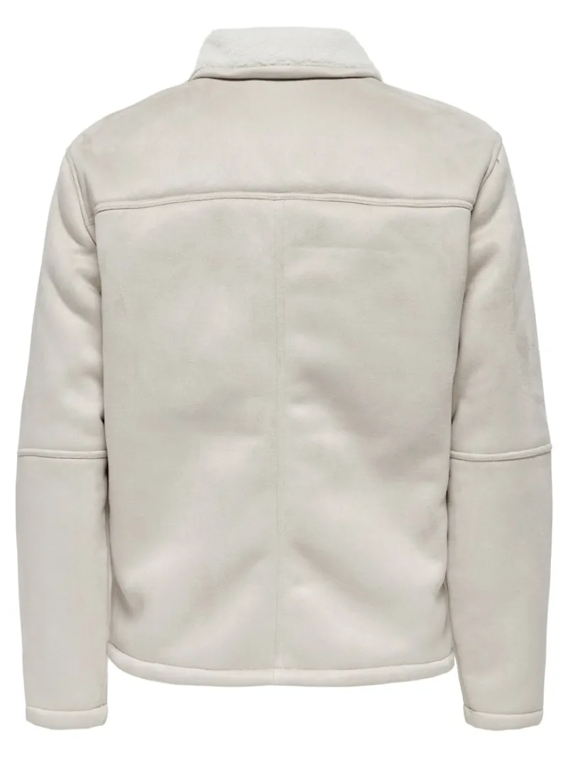 Only & Sons Jacken*ONSROYCE SHEARLING JACKET OTW Silver Lining