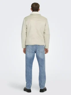 Only & Sons Jacken*ONSROYCE SHEARLING JACKET OTW Silver Lining