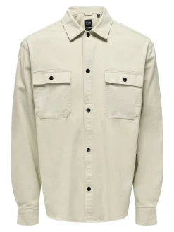 Only & Sons Hemden*ONSTEAM RLX FABRIC MIX LS SHIRT moonstruck