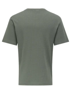 Only & Sons Shirts*ONSTOBIE REG SS TEE NOOS Castor Gray