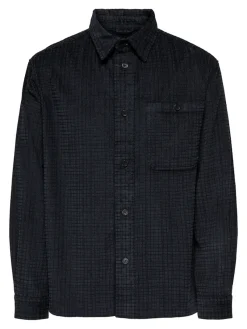 Only & Sons Hemden*ONSWALEED CORDUROY OVERSHIRT 0345 NOOS jet black
