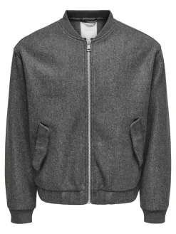 Only & Sons Jacken*ONSWORF LIFE BOMBER JACKET OTW VD dark grey