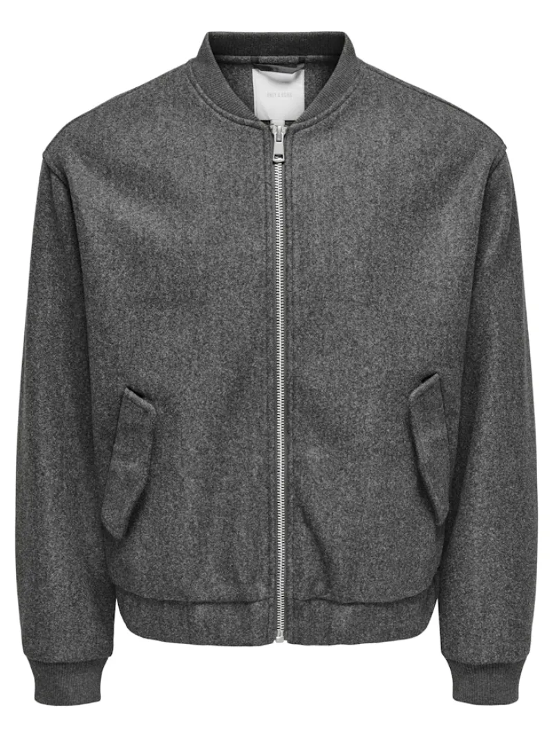 Only & Sons Jacken*ONSWORF LIFE BOMBER JACKET OTW VD dark grey