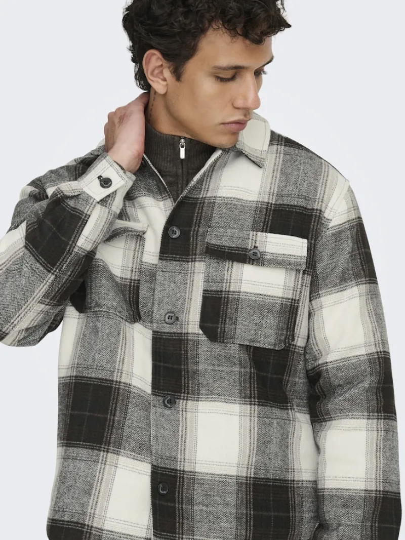 Only & Sons Hemden*ONSZACK OVERSHIRT OTW NOOS Black