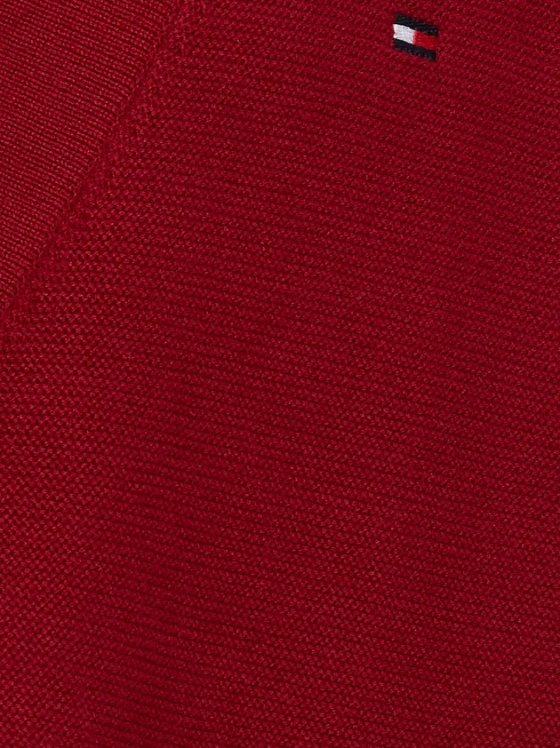 Tommy Hilfiger Pullover & Sweatshirts*ORG CO TEXTURE V-NK CARDIGAN raspberry juice