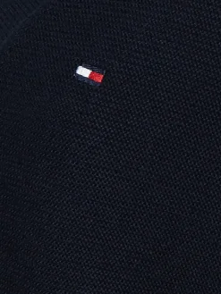 Tommy Hilfiger Pullover & Sweatshirts*ORG CO TEXTURE V-NK CARDIGAN desert sky