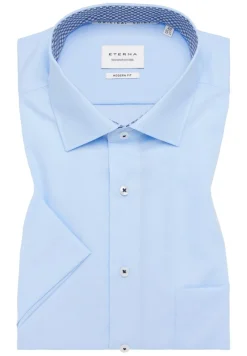 ETERNA Hemden|Big Boys*Original Shirt Popeline Kurzarm hellblau
