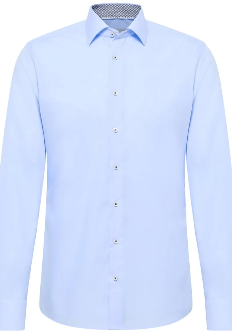 ETERNA Hemden|Big Boys*Original Shirt Popeline Langarm hellblau